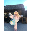 JMJ 设计感大毛领连帽棉衣男女秋冬高级感百搭保暖厚外套 美式