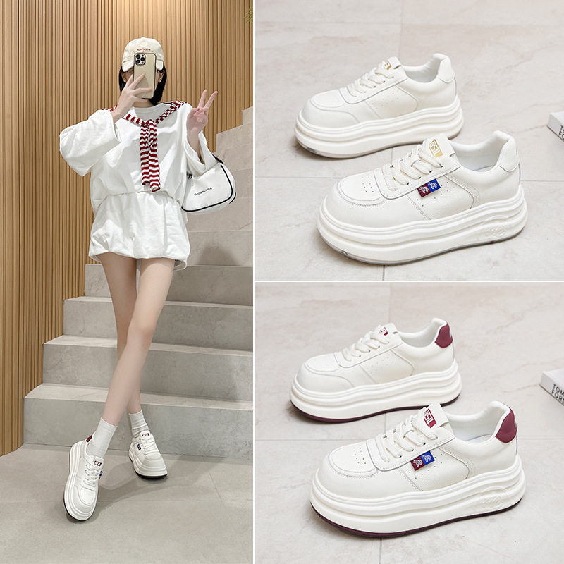 2026年厚底增高小白鞋女春季新款女鞋子舒适休闲百搭板鞋老爹鞋女,女鞋,时尚休闲鞋,淘宝优惠券,粉丝福利购,淘宝优惠卷