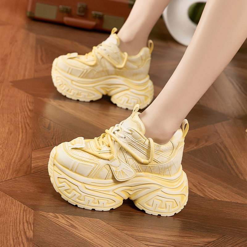 老爹鞋女2026春季新款百搭内增高女鞋子复古擦色做旧款休闲运动鞋,女鞋,时尚休闲鞋,淘宝优惠券,粉丝福利购,淘宝优惠卷