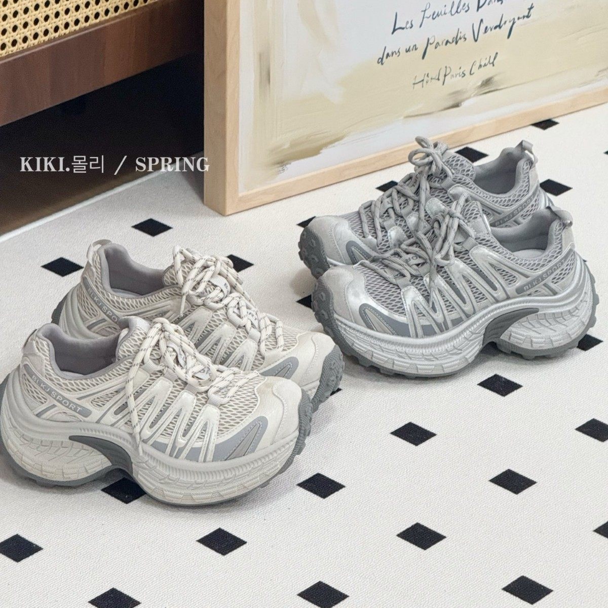 厚底潮流增高2026早春新款百搭透气时尚休闲运动老爹鞋网面透气潮,女鞋,时尚休闲鞋,淘宝优惠券,粉丝福利购,淘宝优惠卷