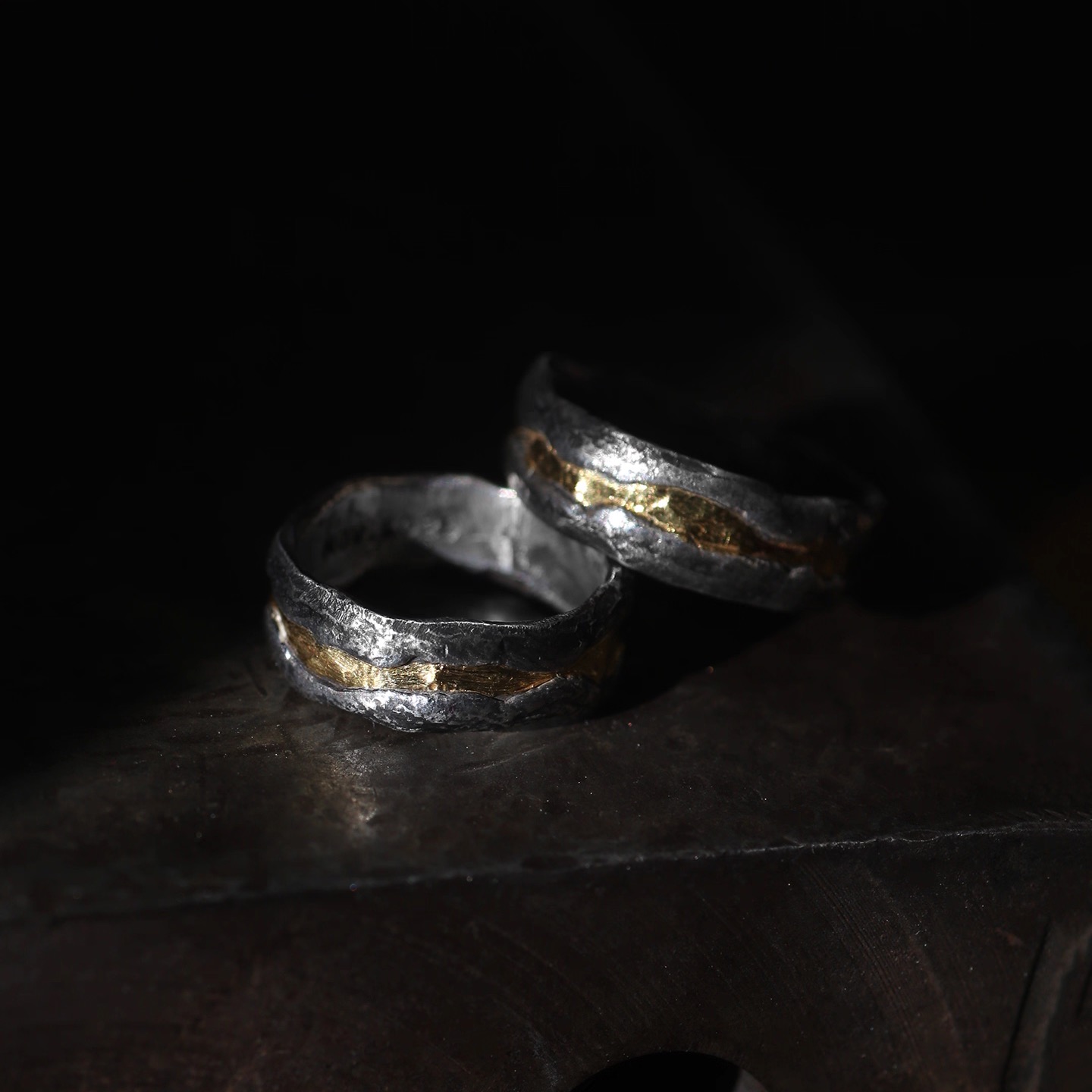 跋折罗VAJRA窄款银戒指复古手工