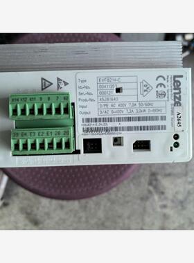 现货evf8214-e 拆机9新伦茨变频器evf82系列380v议价