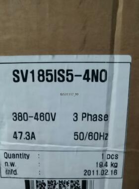 现货LS产电变频器SV185IS5-4N0 18.5kw 全新原议价