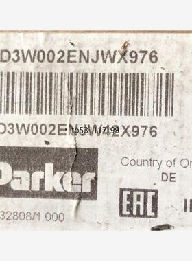 现货供应美国派克Parker单向阀D3W002ENJWX976全议价