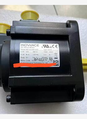 现货汇川850W伺服电机MS1H3-85B15CD-A331Z议价