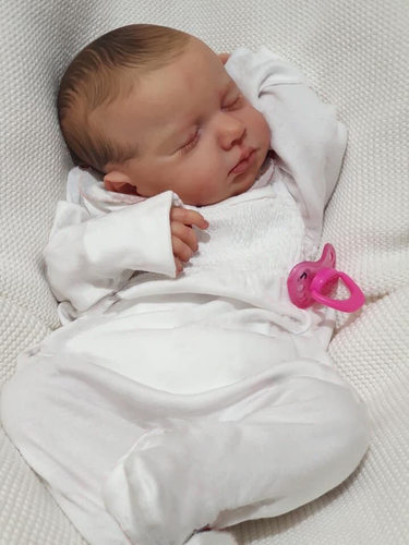 19inch reborn Doll Loulou真婴儿重生娃娃 跨境电商货源