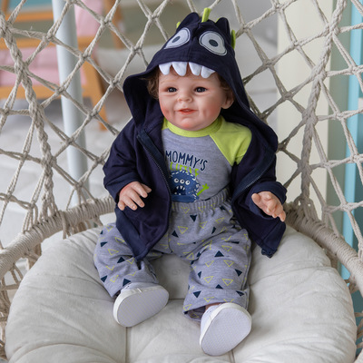 55CM Reborn Baby Shaya Boy真婴儿重生娃娃跨境电商货源 新款