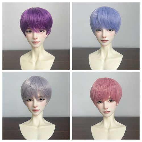 BJD.SD假发高温丝男短发