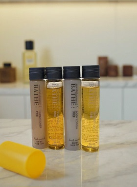 Bathe贝丝迪士尼身体乳植物精华清新橙花沐浴液洗发水30ml旅行装