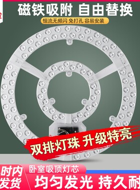 220v吸顶灯磁吸灯芯塑封包装