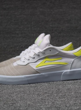 轻微差色Lakai滑板鞋 Cambridge 白色反毛皮globe滑板鞋huf板鞋