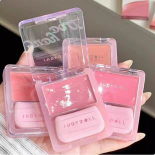 juduo橘朵腮红膏水光空气多用晒红泥膨胀色粉色收缩色盘韩女膏状