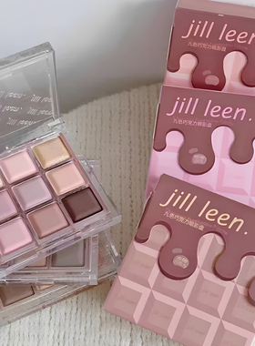 巧克力笨蛋盘 随便画画都巨美jill leen九色眼影盘低饱和白开水妆