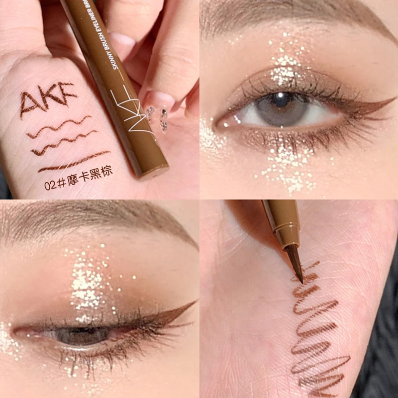 akf眼线笔棕色不晕染防水持久新手初学者细头极细铅笔胶液笔afk女|ruв категории Косметика, подводка - от Buy2taobao.com для оказания профессиональной услуги покупки агента Taobao