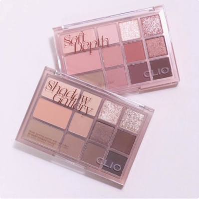 韩国Clio珂莱欧12色眼影盘珠光闪片自然大地色十色提亮修容盘01