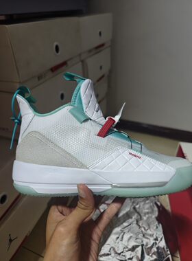 AIR JORDAN XXXIII PF AJ33 郭艾伦实战篮球鞋BV5072-101 AQ9244
