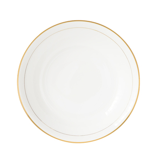 金边骨瓷餐具大盘子商用菜盘子餐厅英寸家用大号大圆盘子大汤盘