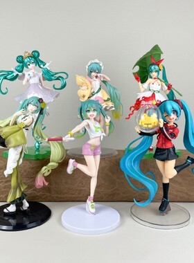 初音未来动漫手办水冰月美少女蕾姆拉姆穹妹二次元公仔模型摆件批