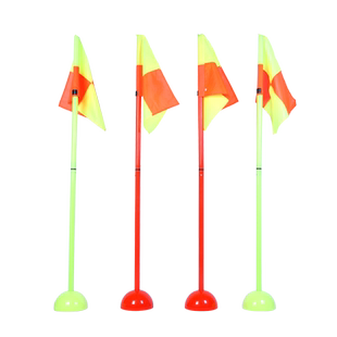 麦卡足球角旗标志杆角旗杆足球场地角旗四角 足球绕杆加粗便携式