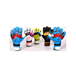 足球守门员手套带护指乳胶透气防滑龙门手套成人儿童门将手套麦卡