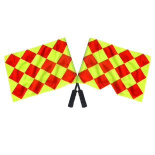 足球裁判边裁旗手旗裁判足球巡边旗指挥手旗裁判装备