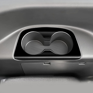 适用23款日产SERENA C28第三排扶手水杯框改装水杯框改装内饰