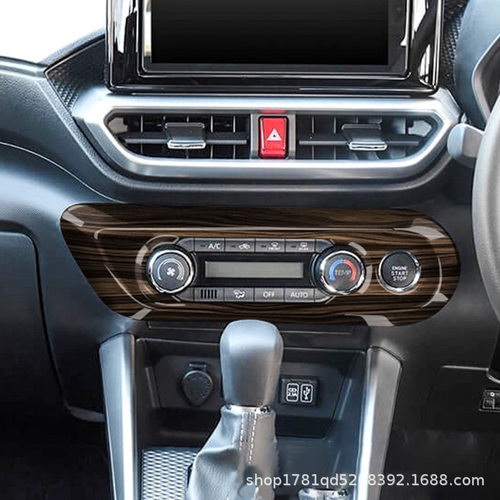 适用丰田锐志raize/ROCKY空调按键面板框空调旋钮框内饰改装饰贴