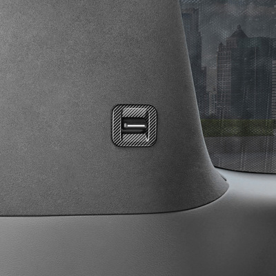 适用23款丰田ALPHARD/VELLFIRE40系ABS款第三排窗帘控制开关饰框