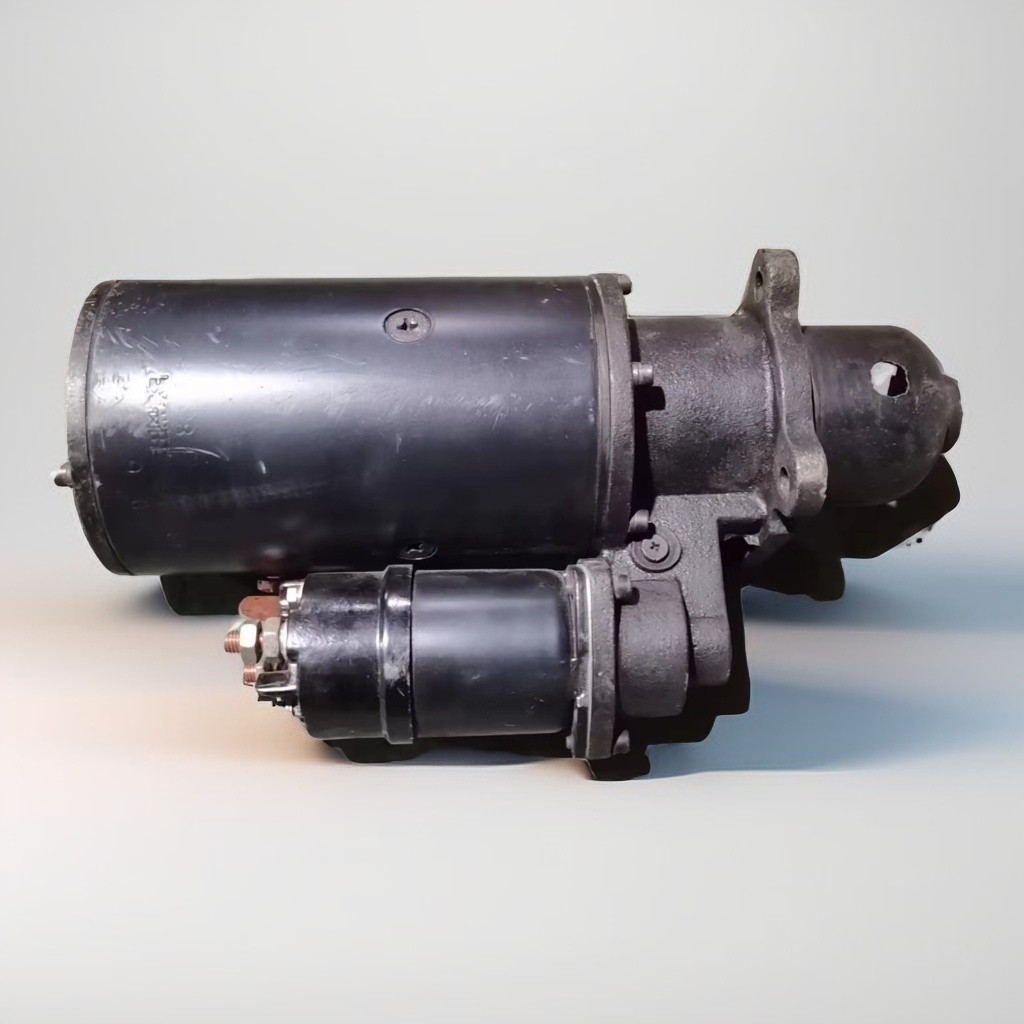 老式上柴g6135起动马达起动机qd2827,11齿轮24v