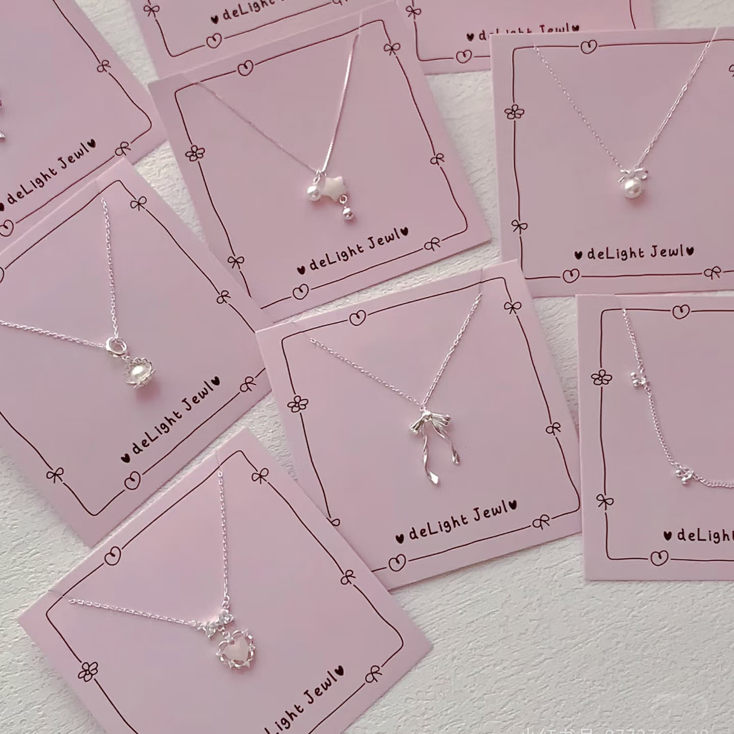 第八场雨s925纯银爱心珍珠项链女款气质时尚不掉色锁骨链高级小众