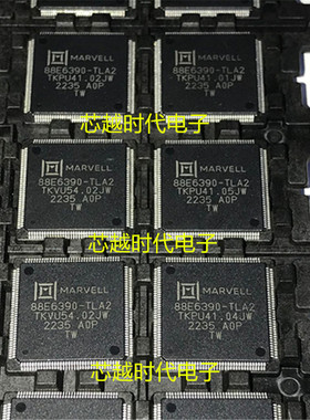 88E6390-A0-TLA2I000 丝印88E6390-TLA2 TQFP144以太网收发器芯片
