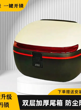 大号电动车尾箱台铃电瓶车后备箱