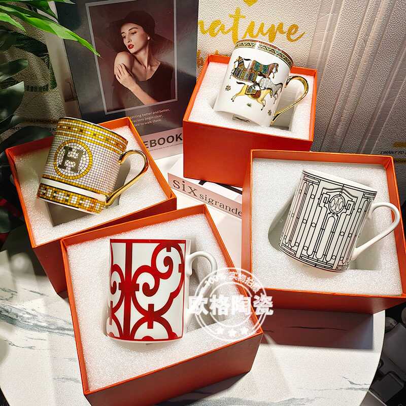 早餐送礼品下午茶咖啡杯骨瓷创意