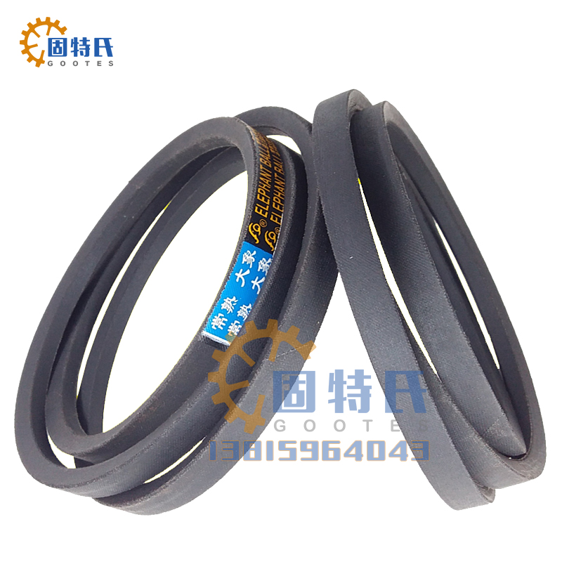 台湾炮塔铣床配件机头电机档位皮带B35轮同步变速三角V型b889Li