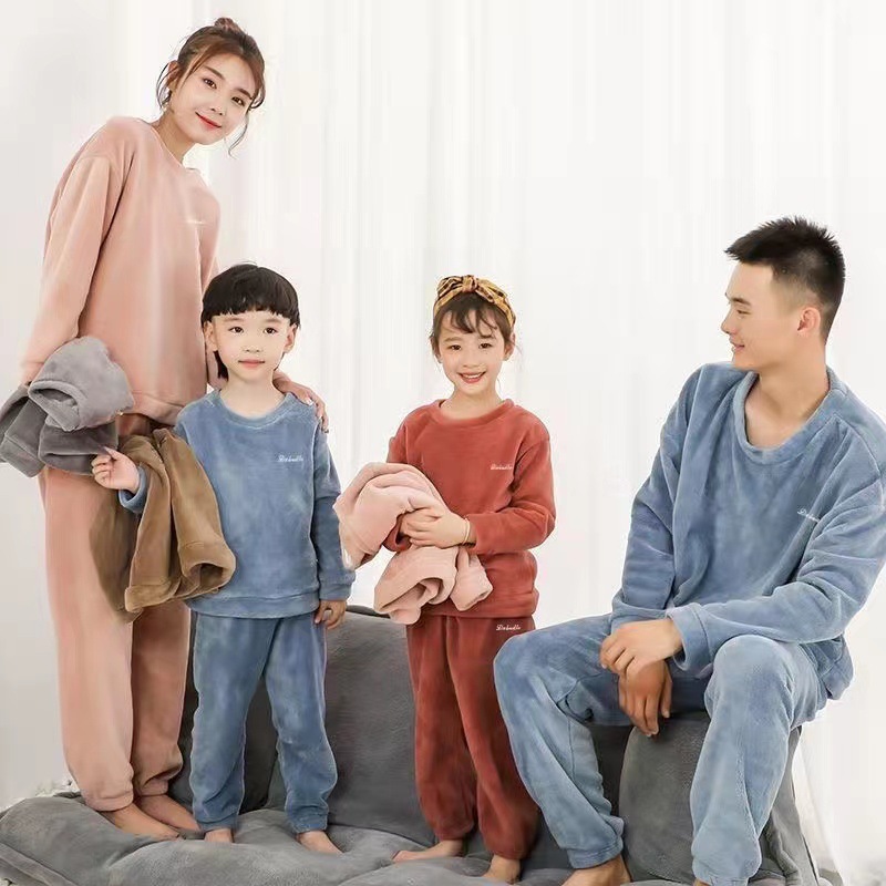 200斤冬季大码珊瑚绒睡衣女加绒加厚可外穿套装男保暖情侣家居服