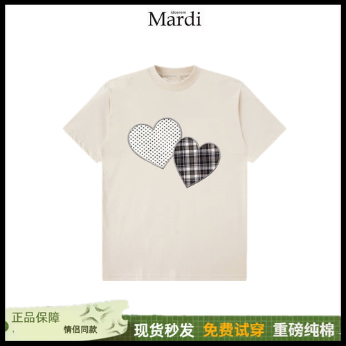 夏季纯棉波点爱心短袖女HAHAYOLO