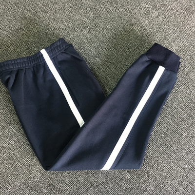 定制全棉藏青夏季1.5cm杠束脚口