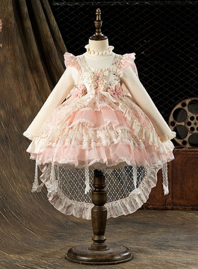 DO.CAT原创洛丽塔公主裙女童春装高级感儿童连衣裙小女孩生日裙子