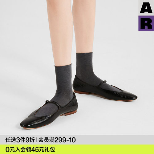 AR袜子女款春秋季薄款桑蚕丝莫代尔云朵肌理袜百搭秋冬无骨中筒袜