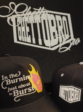 GTB/Ghettobro 基础满印毛毡托特包通勤大容量单肩手提包街头休