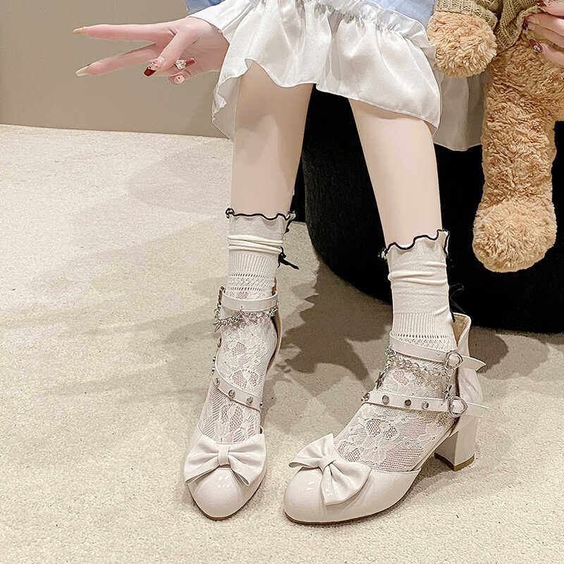 萝莉塔皮鞋厚底洛丽塔