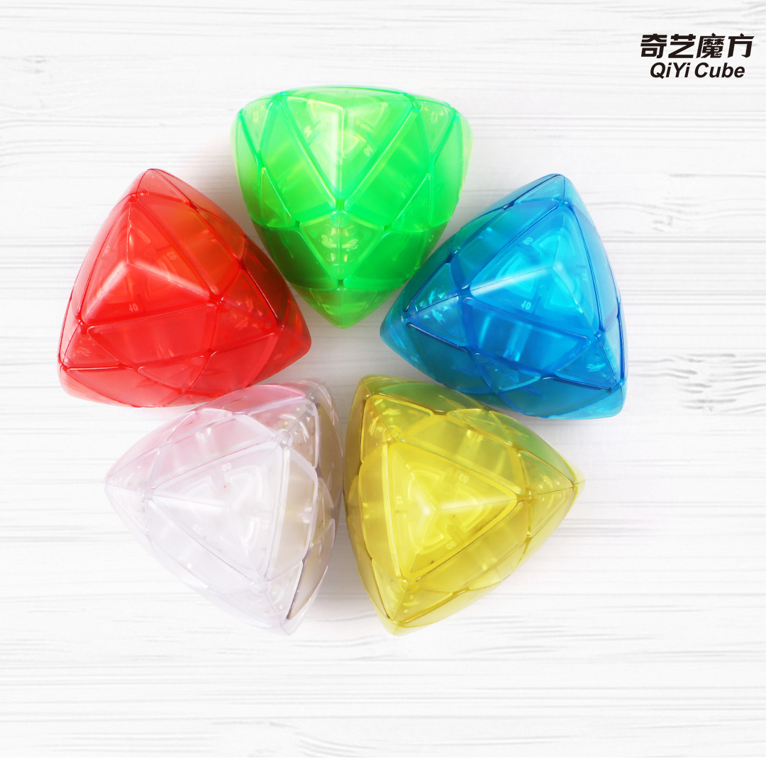 奇艺魔方格三阶粽子异形魔方三角魔粽顺滑比赛玩具儿童学生初学者