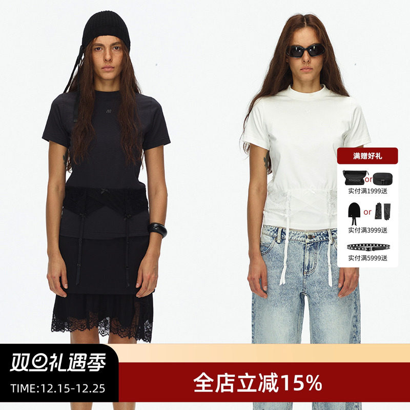 ECHOADE时髦修身短袖T恤