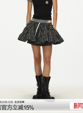 ECHOADE芭蕾美学 精选柔软透气短款低腰版型灵动迷你芭蕾蓬蓬裙