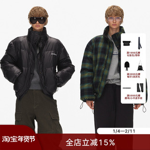 ECHOADE蓬松轻盈一衣多穿 立领宽松版型双面穿羽绒服