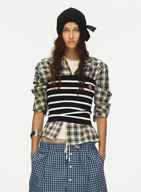 ECHOADE精选柔软针织材质 修身版型胸前Logo刺绣时髦点缀针织抹胸