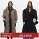 风衣外套 利落挺括可拆卸垫肩阔肩中长款 ECHOADE经典 酷飒