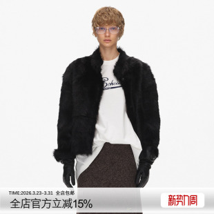 型直毛托卡皮毛一体皮草外套 版 ECHOADE高级时髦 宽松短款