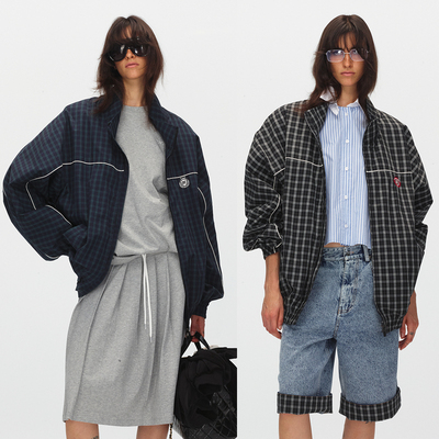 ECHOADE双头拉链轻便夹克外套