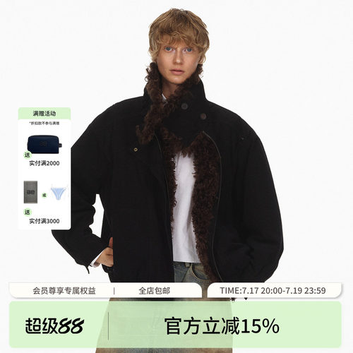 ECHOADE可立领造型廓形羽绒服